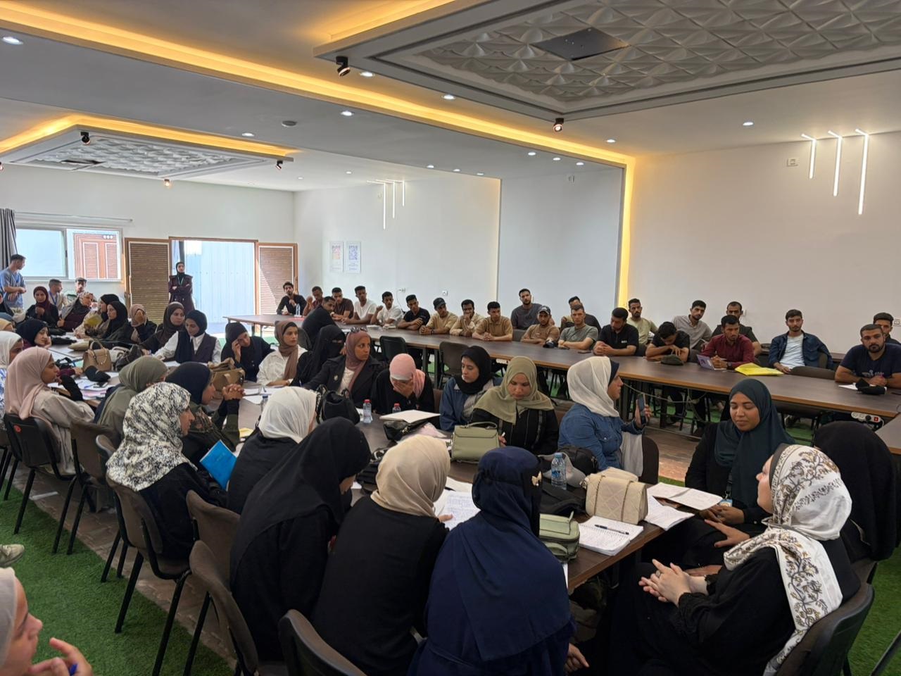 جامعة الأمة تنظم لقاء تدريبي لطلبة التدريب الميداني